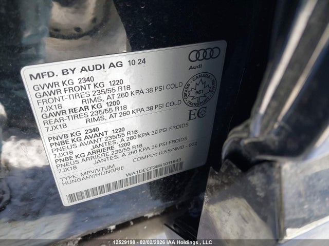 WA1DECF38S1011843 Audi Q3 45