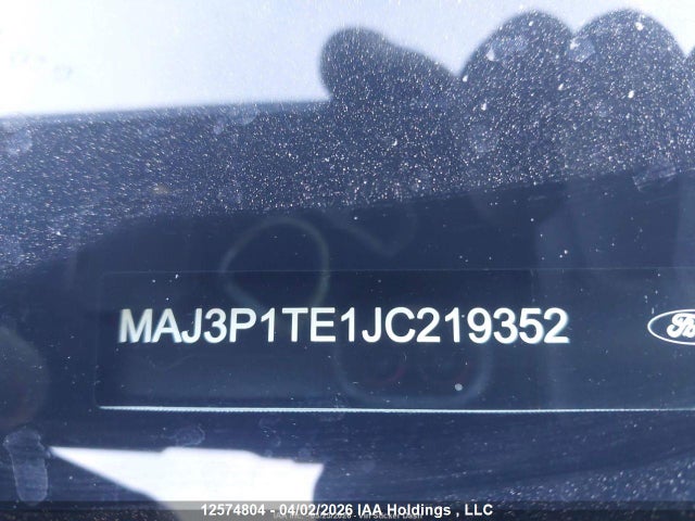 MAJ3P1TE1JC219352 Ford Ecosport Se