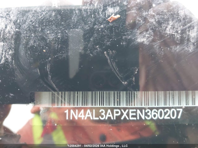 1N4AL3APXEN360207 Nissan Altima 2.5/2.5 S/2.5 Sl/2.5 Sv