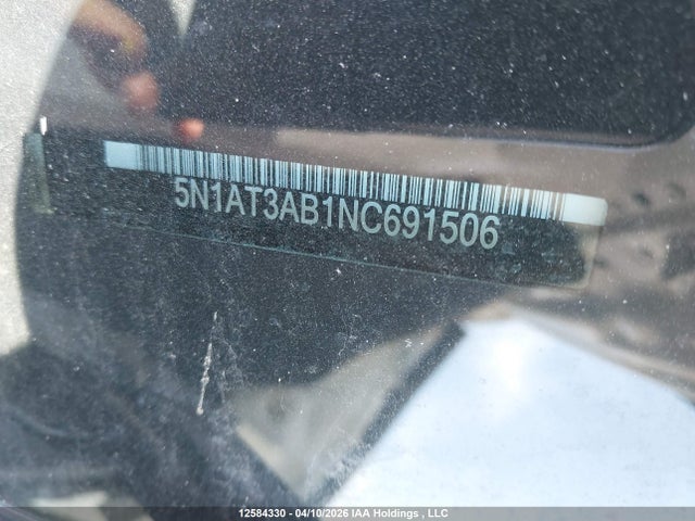 5N1AT3AB1NC691506 Nissan ROGUE S