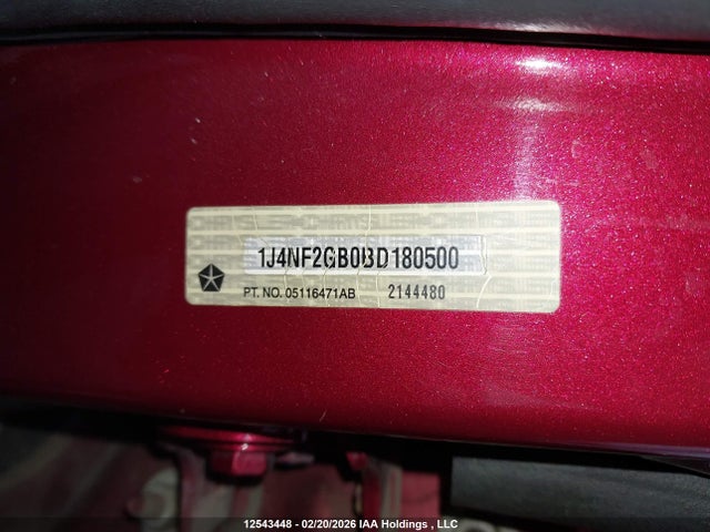 12543448 :رقم المزاد ، 1J4NF2GB0BD180500 vin ، 2011 Jeep Patriot Sport/north مزاد بيع