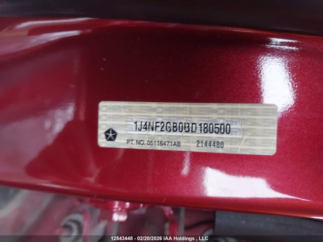 12543448 :رقم المزاد ، 1J4NF2GB0BD180500 vin ، 2011 Jeep Patriot Sport/north مزاد بيع