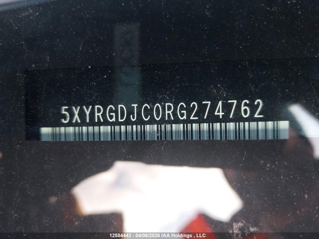 5XYRGDJC0RG274762 KIA SORENTO LX