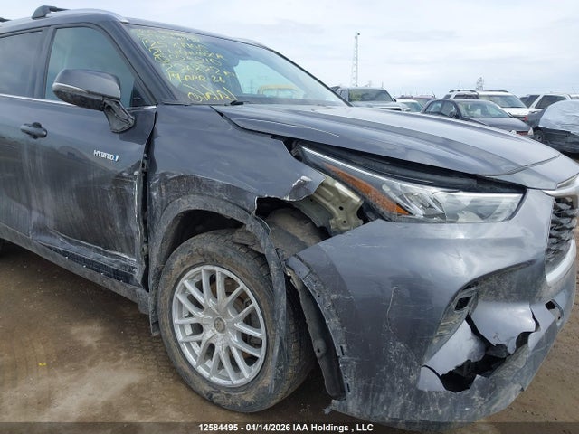 12584495 :رقم المزاد ، 5TDGBRCH2MS525210 vin ، 2021 Toyota Highlander Hybrid Hybrid مزاد بيع