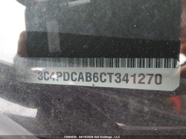 2012 Dodge Journey Cvp/se Plus მანქანა იყიდება აუქციონზე, vin: 3C4PDCAB6CT341270, აუქციონის ნომერი: 12584538