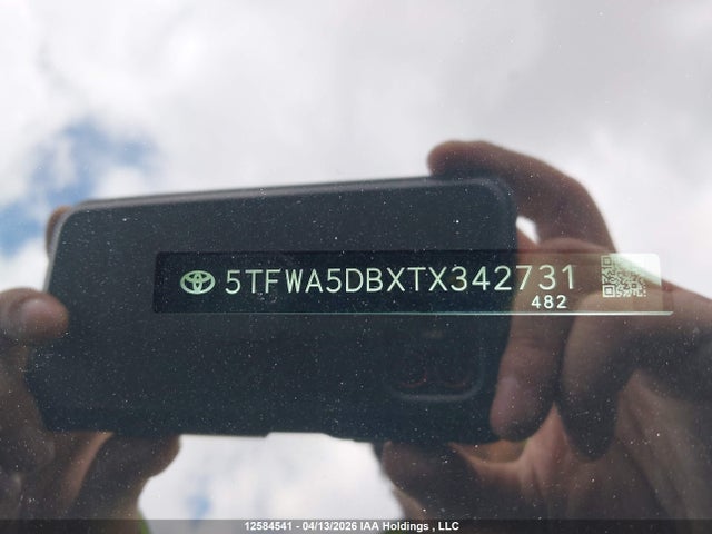 12584541 :رقم المزاد ، 5TFWA5DBXTX342731 vin ، 2026 Toyota Tundra مزاد بيع