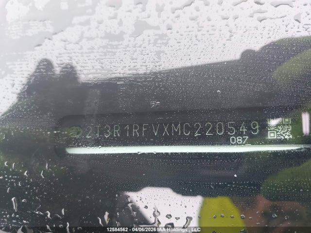2021 Toyota Rav4 Xle მანქანა იყიდება აუქციონზე, vin: 2T3R1RFVXMC220549, აუქციონის ნომერი: 12584562