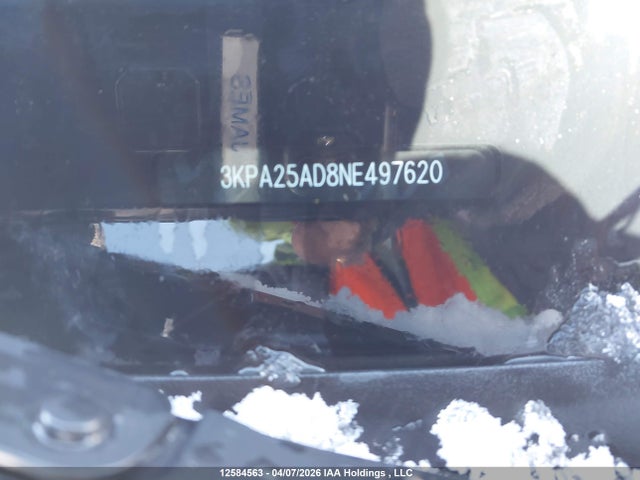 3KPA25AD8NE497620 KIA RIO S
