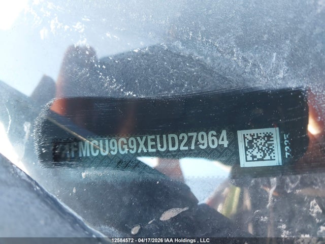 2014 Ford Escape Se მანქანა იყიდება აუქციონზე, vin: 1FMCU9G9XEUD27964, აუქციონის ნომერი: 12584572