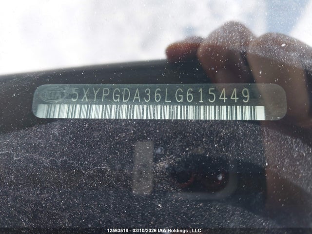 5XYPGDA36LG615449 KIA Sorento 2.4l Lx/2.4l Lx+/3.3l Lx+