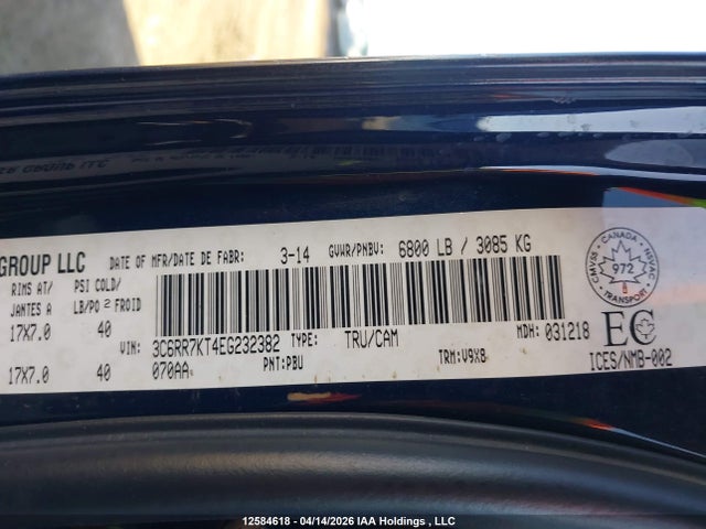 3C6RR7KT4EG232382 RAM 1500 St