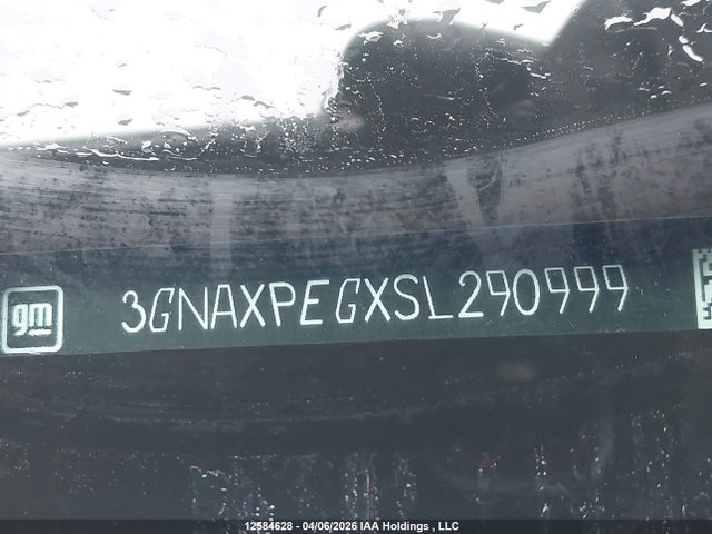 2025 Chevrolet Equinox Lt მანქანა იყიდება აუქციონზე, vin: 3GNAXPEGXSL290999, აუქციონის ნომერი: 12584628