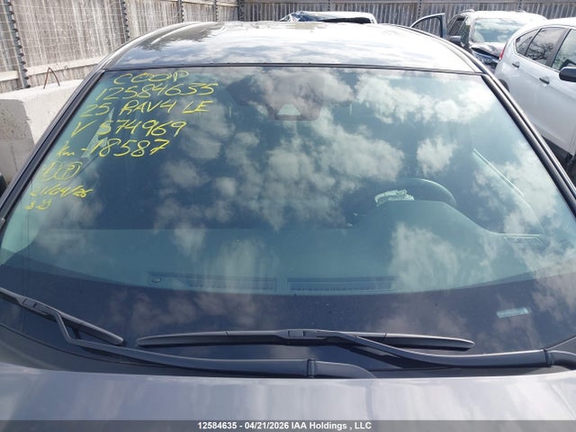 12584635 :رقم المزاد ، 2T3B1RFV6SC574969 vin ، 2025 Toyota Rav4 Le مزاد بيع
