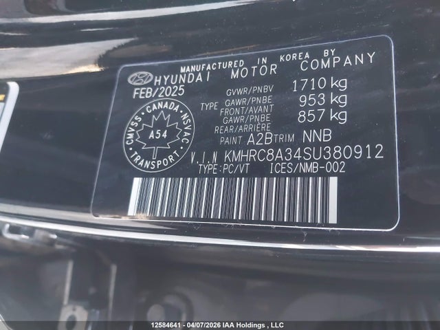KMHRC8A34SU380912 Hyundai Venue Sel/limited