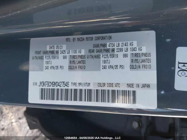 JM3KFBCM9M0427546 Mazda Cx-5 Gs/kuro Edition/signature
