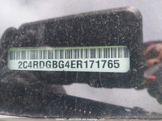2014 Dodge Grand Caravan მანქანა იყიდება აუქციონზე, vin: 2C4RDGBG4ER171765, აუქციონის ნომერი: 12584677