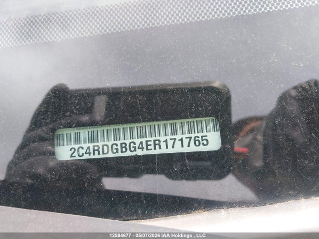 2014 Dodge Grand Caravan მანქანა იყიდება აუქციონზე, vin: 2C4RDGBG4ER171765, აუქციონის ნომერი: 12584677