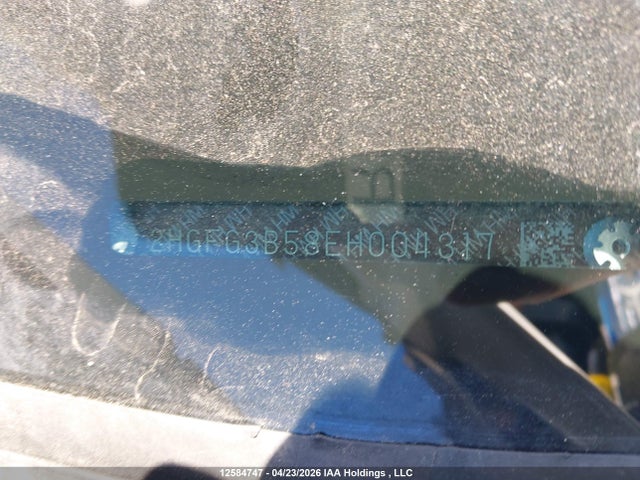 2HGFG3B58EH004317 Honda Civic