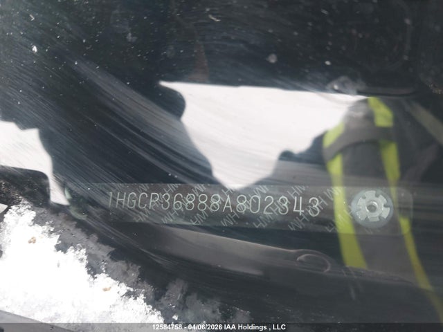 Aukcja sprzedaży 2008 Honda Accord Exl, vin: 1HGCP36888A802343, numer aukcji: 12584758