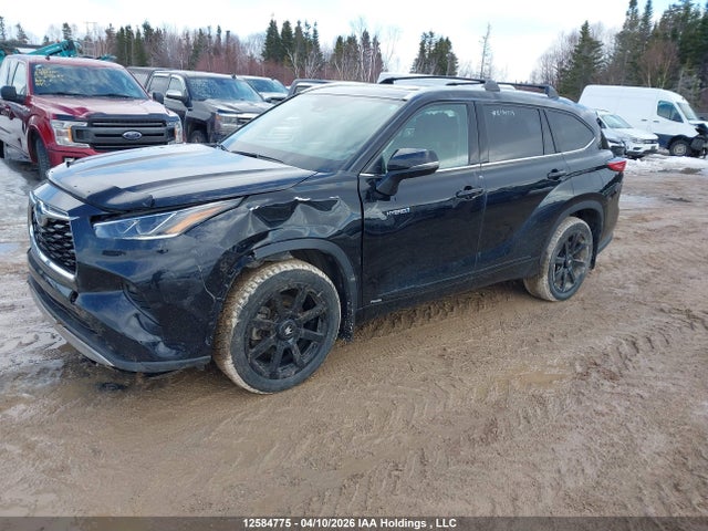 2021 Toyota Highlander Hybrid Limited მანქანა იყიდება აუქციონზე, vin: 5TDEBRCH7MS054551, აუქციონის ნომერი: 12584775