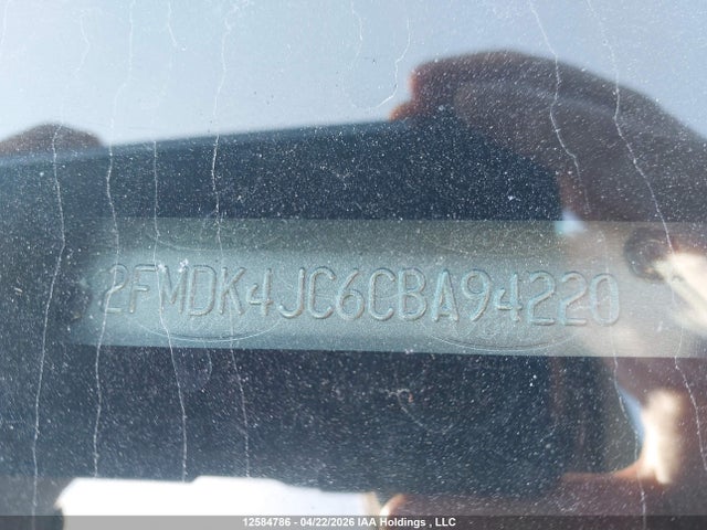 Продаж на аукціоні авто 2012 Ford Edge, vin: 2FMDK4JC6CBA94220, номер лоту: 12584786