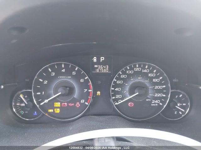 12584832 :رقم المزاد ، 4S3BMGK69A3233141 vin ، 2010 Subaru Legacy 2.5i Limited مزاد بيع