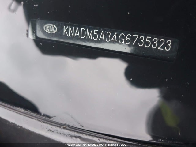 12584833 :رقم المزاد ، KNADM5A34G6735323 vin ، 2016 Kia Rio Ex/ex+ W/sunroof/lx/lx+/lx+ Eco/sx مزاد بيع