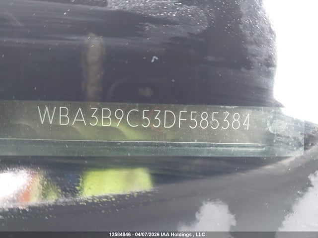 12584846 :رقم المزاد ، WBA3B9C53DF585384 vin ، 2013 Bmw 335 Xi مزاد بيع