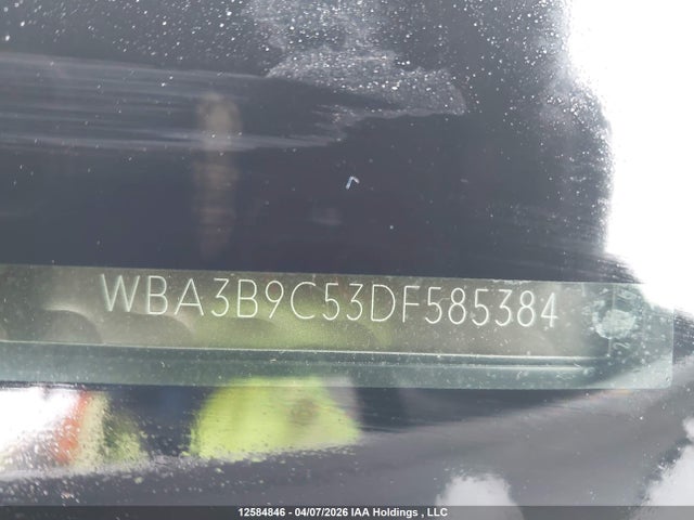 12584846 :رقم المزاد ، WBA3B9C53DF585384 vin ، 2013 Bmw 335 Xi مزاد بيع
