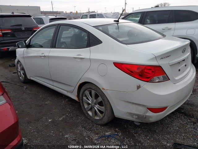 Продаж на аукціоні авто 2012 Hyundai Accent Gls, vin: KMHCU4AE5CU228667, номер лоту: 12584913