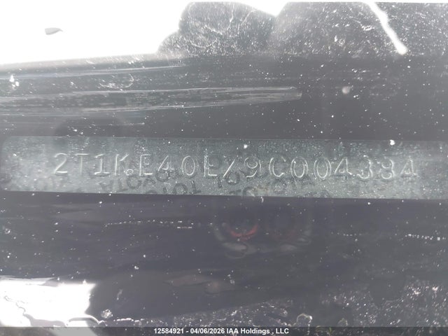 2009 Toyota Matrix Xr მანქანა იყიდება აუქციონზე, vin: 2T1KE40E79C004384, აუქციონის ნომერი: 12584921