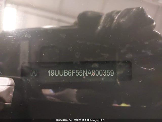 Aukcja sprzedaży 2022 Acura Tlx, vin: 19UUB6F55NA800359, numer aukcji: 12584925