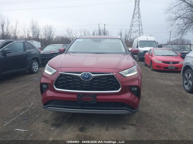 2023 Toyota Highlander Hybrid Hybrid მანქანა იყიდება აუქციონზე, vin: 5TDEBRCH3PS121408, აუქციონის ნომერი: 12584953
