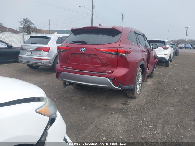 2023 Toyota Highlander Hybrid Hybrid მანქანა იყიდება აუქციონზე, vin: 5TDEBRCH3PS121408, აუქციონის ნომერი: 12584953