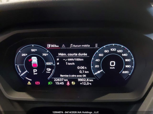 12584974 :رقم المزاد ، WA1GUAFZ7RP057034 vin ، 2024 Audi Q4 E-tron مزاد بيع