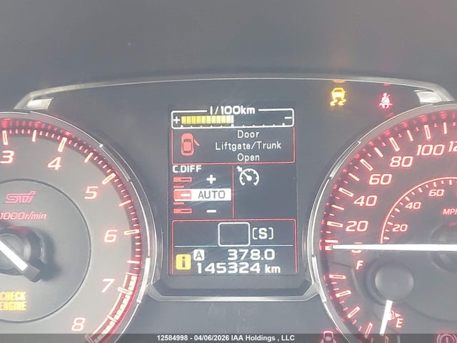 Aukcja sprzedaży 2015 Subaru Wrx Sti Sport-tech Package, vin: JF1VA2U60F9803348, numer aukcji: 12584998