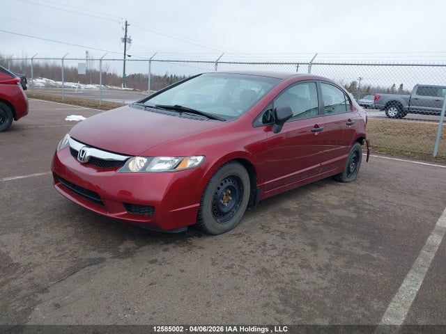 12585002 :رقم المزاد ، 2HGFA16449H001315 vin ، 2009 Honda Civic Dx-g مزاد بيع