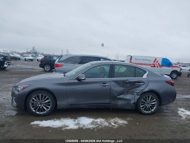 2024 Infiniti Q50 Luxe მანქანა იყიდება აუქციონზე, vin: JN1EV7BR7RM631199, აუქციონის ნომერი: 12585056