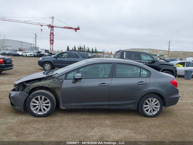 2012 Honda Civic Ex მანქანა იყიდება აუქციონზე, vin: 2HGFB2F52CH010341, აუქციონის ნომერი: 12585071