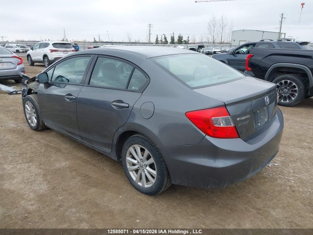 2012 Honda Civic Ex მანქანა იყიდება აუქციონზე, vin: 2HGFB2F52CH010341, აუქციონის ნომერი: 12585071