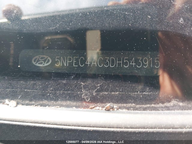 Продаж на аукціоні авто 2013 Hyundai Sonata Limited, vin: 5NPEC4AC3DH543915, номер лоту: 12585077