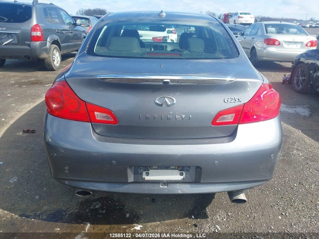 12585122 :رقم المزاد ، JN1DV6AR6BM654311 vin ، 2011 Infiniti G25 مزاد بيع