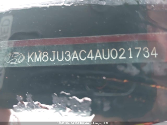 Продаж на аукціоні авто 2010 Hyundai Tucson, vin: KM8JU3AC4AU021734, номер лоту: 12585143