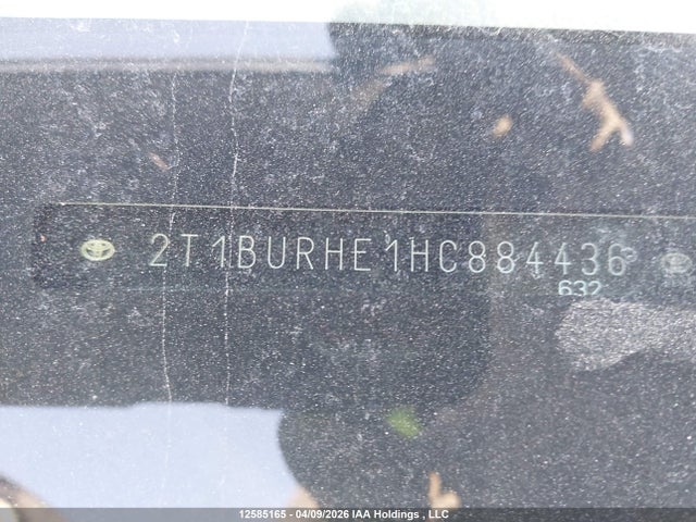 2T1BURHE1HC884436 Toyota Corolla