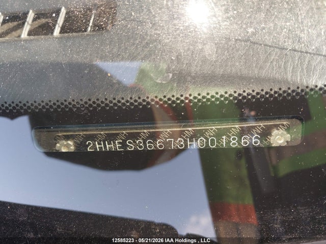 2003 Acura El Touring მანქანა იყიდება აუქციონზე, vin: 2HHES36673H001866, აუქციონის ნომერი: 12585223