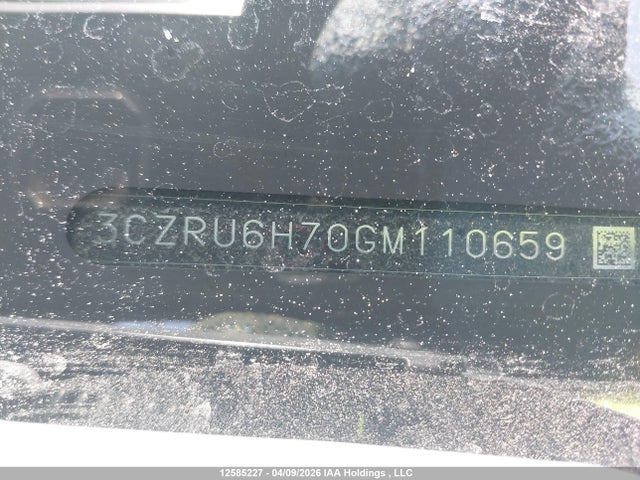 3CZRU6H70GM110659 Honda Hr-v Ex-l
