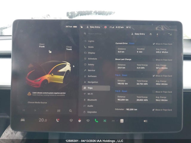 Продажа на аукционе авто 2023 Tesla Model 3 Rwd, vin: LRW3E1FA9PC875698, номер лота: 12585301