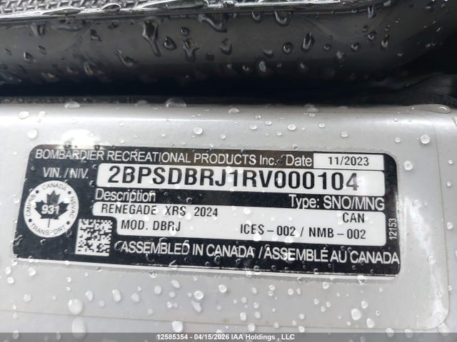 Skidoo Skidoo 2024 2BPSDBRJ1RV000104 Image 9