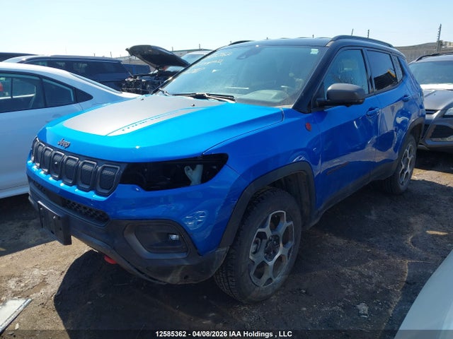 Aukcja sprzedaży 2022 Jeep Compass Trailhawk Elite, vin: 3C4NJDDB4NT168417, numer aukcji: 12585362