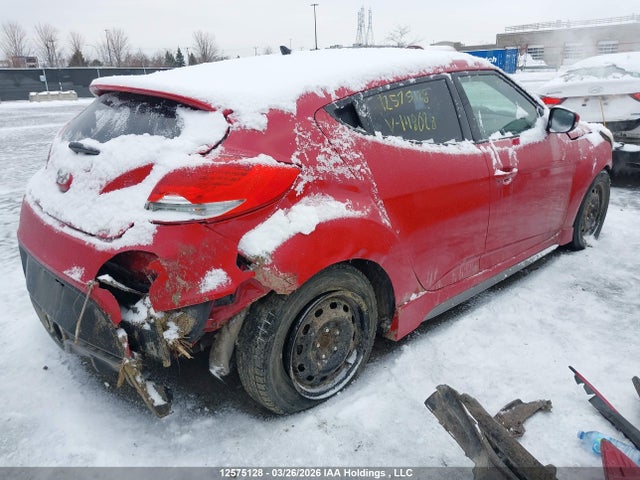 12575128 :رقم المزاد ، KMHTC6AE9DU148028 vin ، 2013 Hyundai Veloster Turbo مزاد بيع